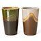 HKliving HKliving Tea Mugs Fuse, set of 2