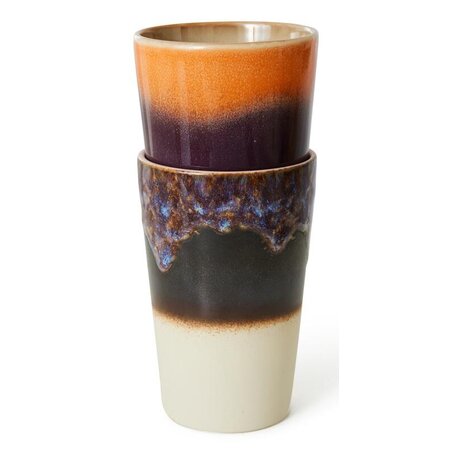 HKliving HKliving theemok Dusk, set of 2