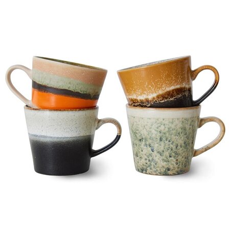 HKliving HKliving cappuccinomok Verve, set of 4