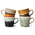 HKliving HKliving cappuccinomok Verve, set of 4