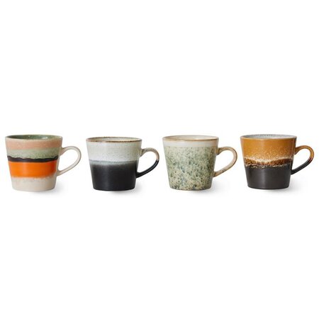HKliving HKliving cappuccinomok Verve, set of 4