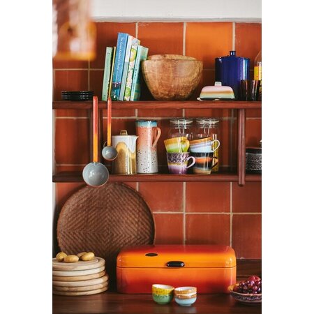 HKliving HKliving cappuccinomok Solid, set of 4