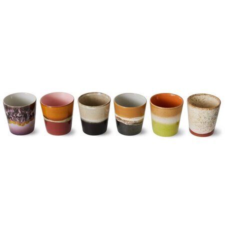 HKliving HKliving koffiemok Soil, set of 6