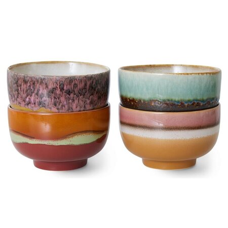 HKliving HKliving noodlekom Geyser, set of 4