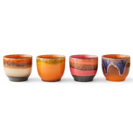 HKliving HKliving Coffee Cups Java, set of 4