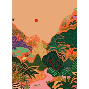 Urban Cotton wandkleed Hidden Paradise medium