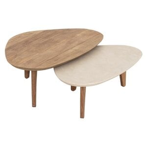 DTP Home DTP Home salontafel Bliss Mortex, set van 2