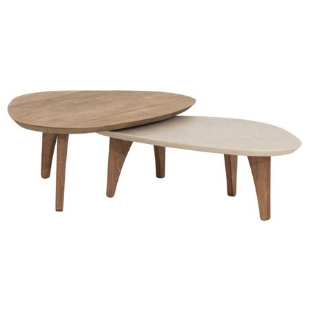DTP Home DTP Home salontafel Bliss Mortex, set van 2