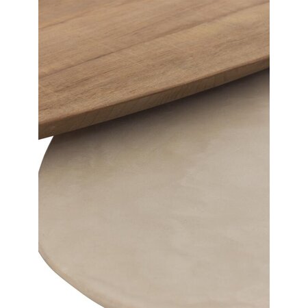 DTP Home DTP Home salontafel Bliss Mortex, set van 2