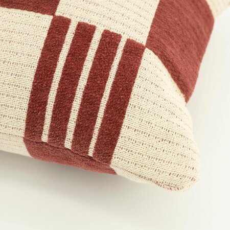 By-Boo By-Boo sierkussen Twist burgundy