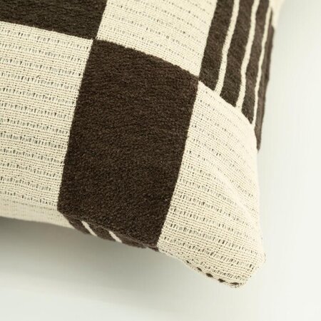 By-Boo By-Boo sierkussen Twist bruin