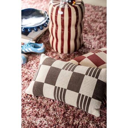 By-Boo By-Boo sierkussen Twist bruin
