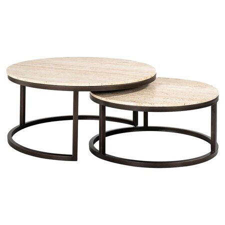 Richmond Interiors Richmond salontafel Avalon, set van 2