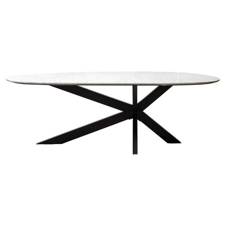 Richmond Interiors Richmond eettafel Trocadero wit 220 cm