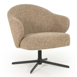 Eleonora Eleonora draaifauteuil Connor bruin