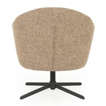 Eleonora Eleonora draaifauteuil Connor bruin