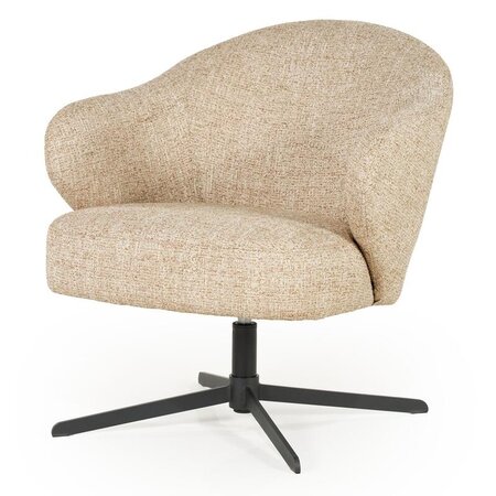 Eleonora Eleonora draaifauteuil Connor taupe