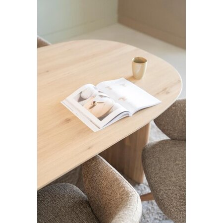 Eleonora Eleonora eettafel Dex naturel 250 cm