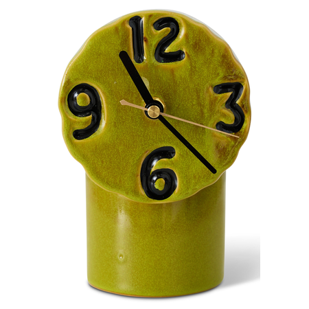 HKliving HKliving Retro ceramic klok olive