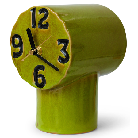 HKliving HKliving Retro ceramic klok olive