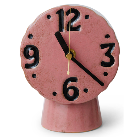 HKliving HKliving Retro ceramic klok pink