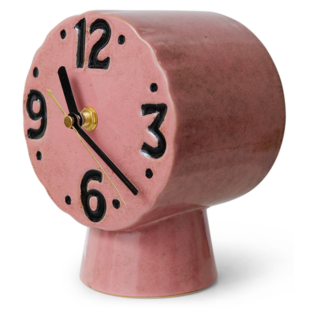 HKliving HKliving Retro ceramic klok pink