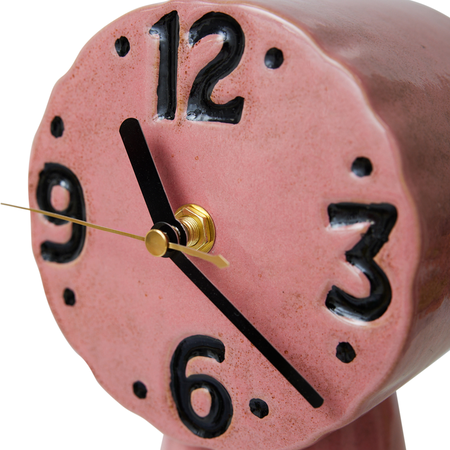HKliving HKliving Retro ceramic klok pink