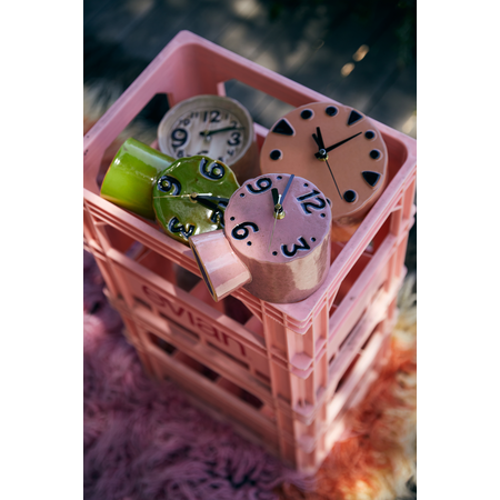 HKliving HKliving Retro ceramic klok pink