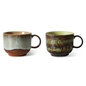 HKliving HKliving theekop Odyssey, set van 2