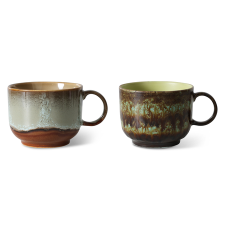 HKliving HKliving theekop Odyssey, set van 2