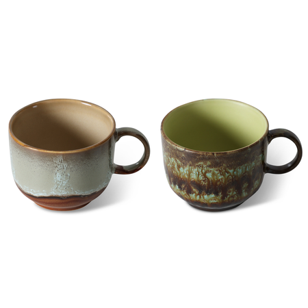 HKliving HKliving theekop Odyssey, set van 2