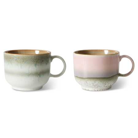 HKliving HKliving theekop Nova, set van 2