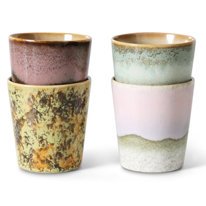 HKliving koffiemok Serendipity, set van 4