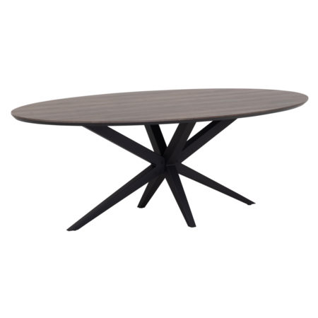 Eettafel Singapore lamulux ovaal