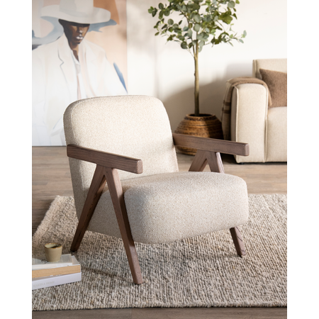 Eleonora Eleonora fauteuil Francis beige