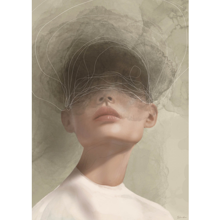 Urban Cotton Urban Cotton wandkleed Blind Mist