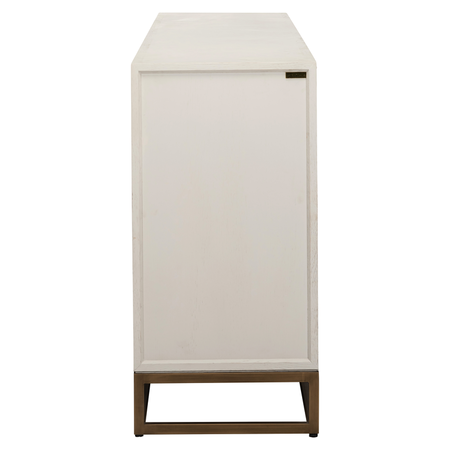 Richmond Interiors Richmond Dressoir Whitebone brass