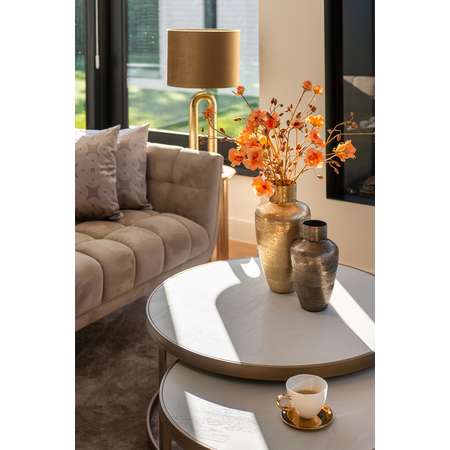 Richmond Interiors Richmond Salontafel Whitebone brass