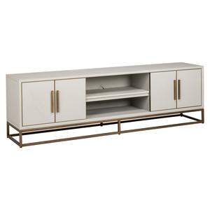 Richmond TV-meubel Whitebone brass