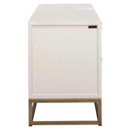 Richmond Interiors Richmond TV-meubel Whitebone brass