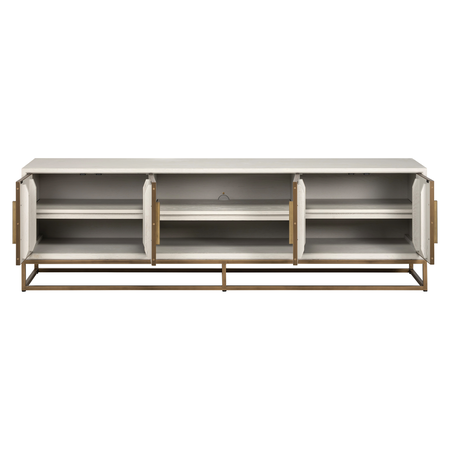 Richmond Interiors Richmond TV-meubel Whitebone brass