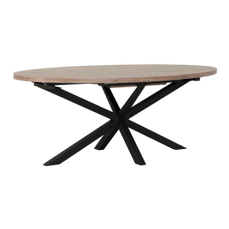 Uitschuitafel Manilla ovaal 150/210 cm