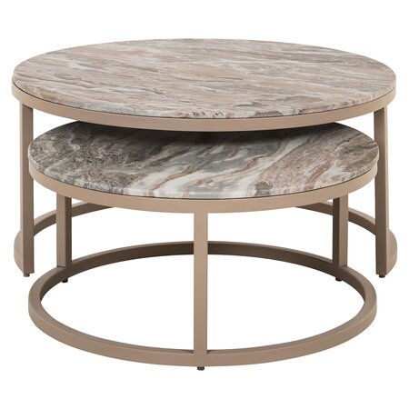 Richmond Interiors Richmond salontafel Fairfax, set van 2