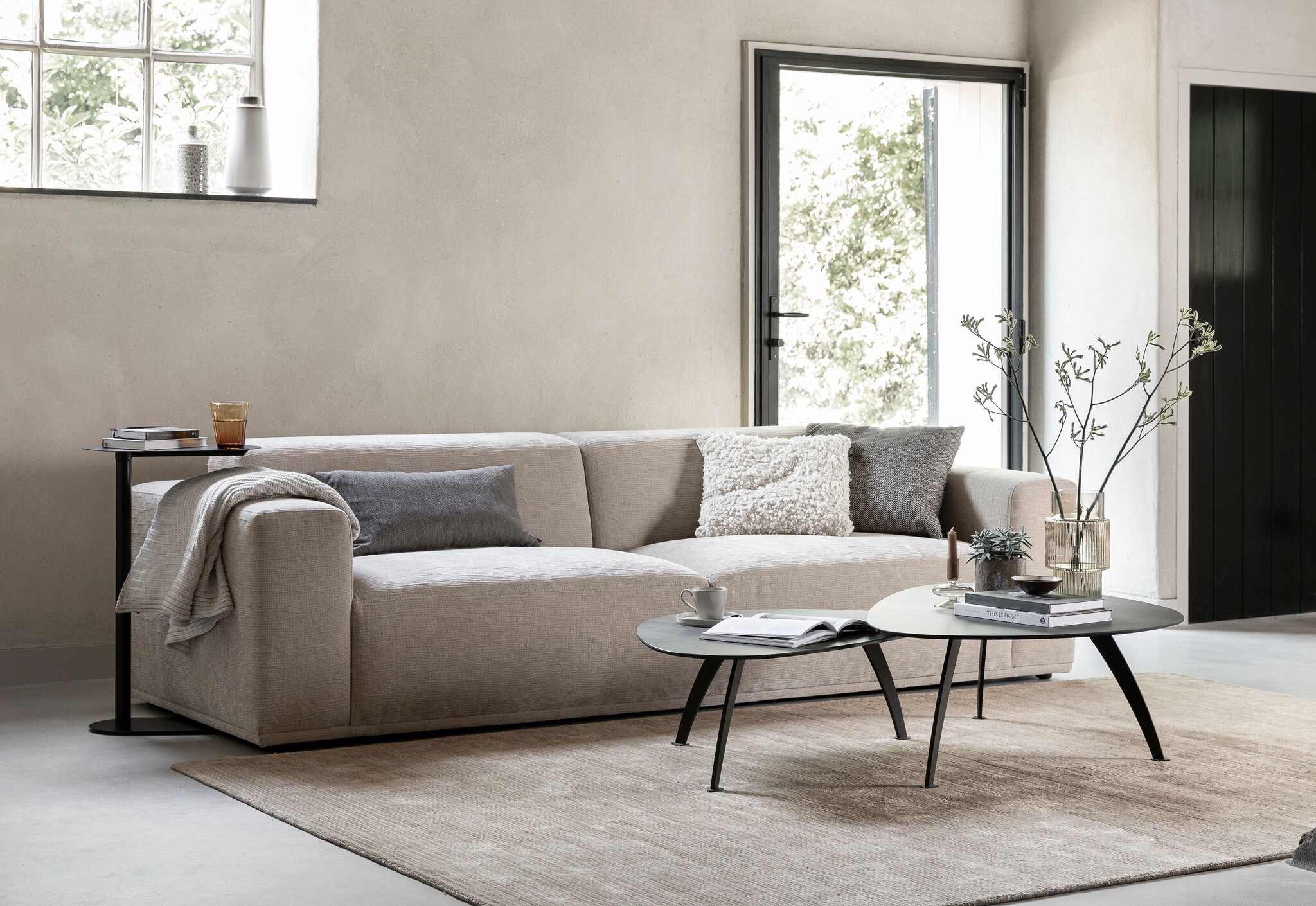 Compacte inrichting woonkamer