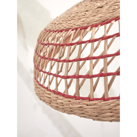 Good&Mojo Good&Mojo hanglamp Pantanal naturel/rood