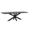 Richmond Interiors Richmond eettafel Bonvoy zwart 235 cm