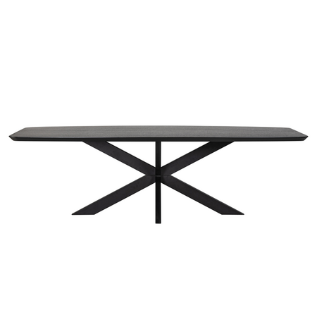Richmond Interiors Richmond eettafel Bonvoy zwart 235 cm