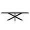 Richmond Interiors Richmond eettafel Bonvoy zwart 235 cm