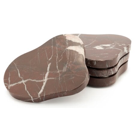 By-Boo By-Boo onderzetter Coaster rosso, set van 4