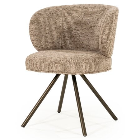 Eleonora Eleonora eetkamerstoel Jayson bruin